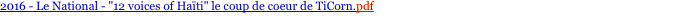 2016 - Le National -